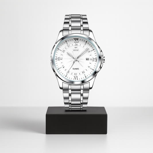 Maverick | Kronograf Læderarmbåndsur til Mænd | 40mm