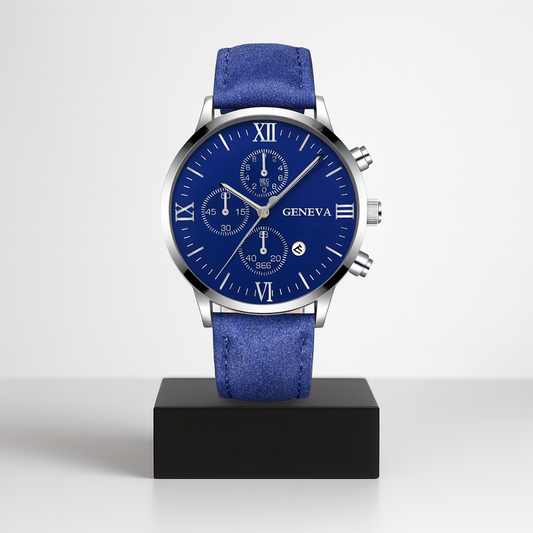 Darren | Klassisk Quartz Læderarmbåndsur | 41mm