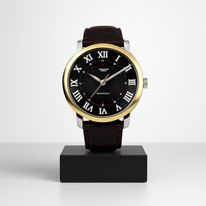 Adrian | Klassisk Mekanisk Ur med Romertal | 45mm