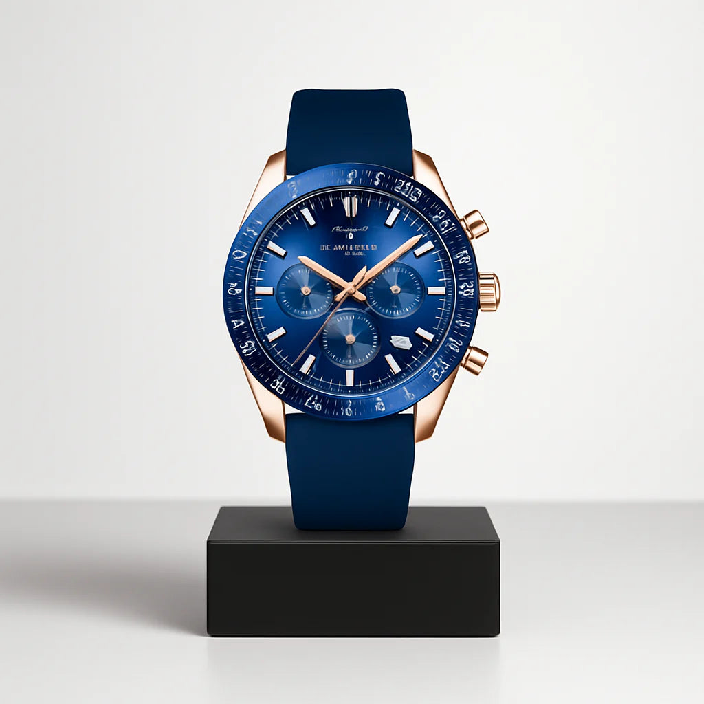 Ethan | Herren-Chronograph mit zwei Armbandoptionen | 44 mm