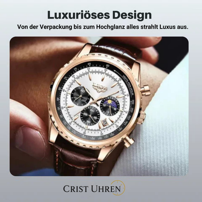 Adrian | Luxus Chronograph mit Mondphasenanzeige | 46 mm