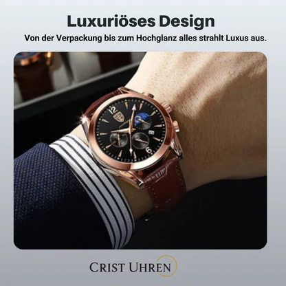 Adrian | Moderne Damen-Quarzuhr | 42 mm