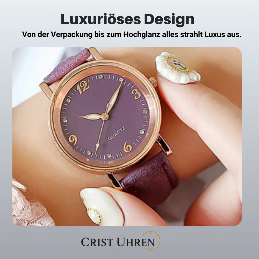 Audrey | Uhr mit Lederarmband | 32 mm