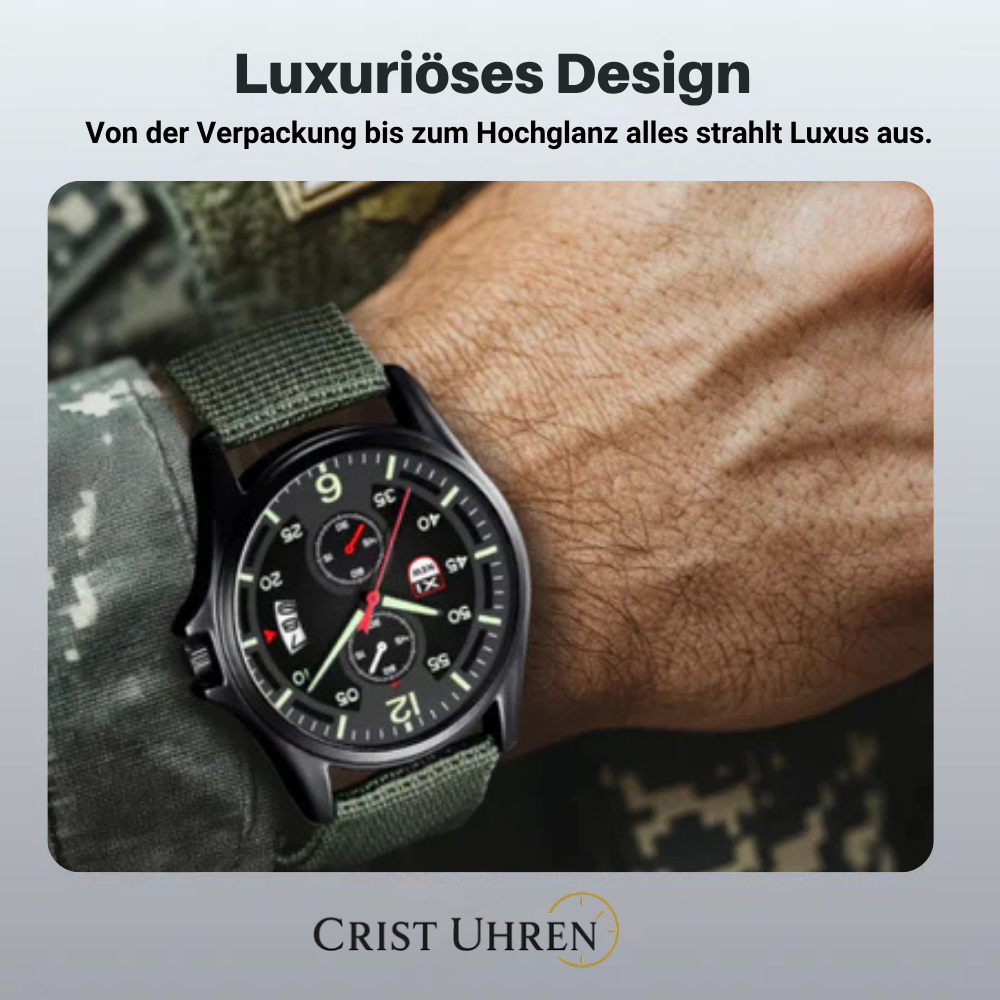 Grayson | Militärischer Feld-Chronograph | 40 mm