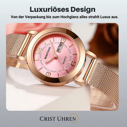 Elizabeth | Elegante Uhr mit Mesh-Armband | 28 mm